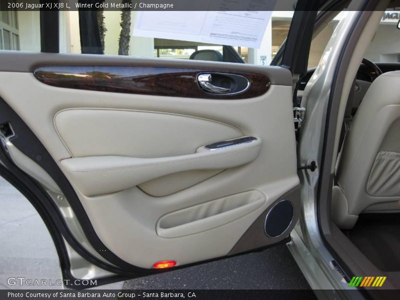 Winter Gold Metallic / Champagne 2006 Jaguar XJ XJ8 L