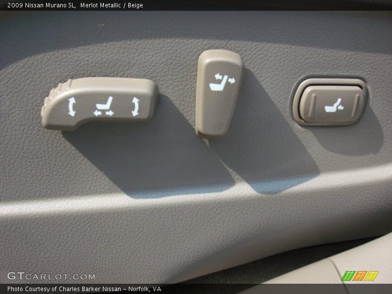 Merlot Metallic / Beige 2009 Nissan Murano SL