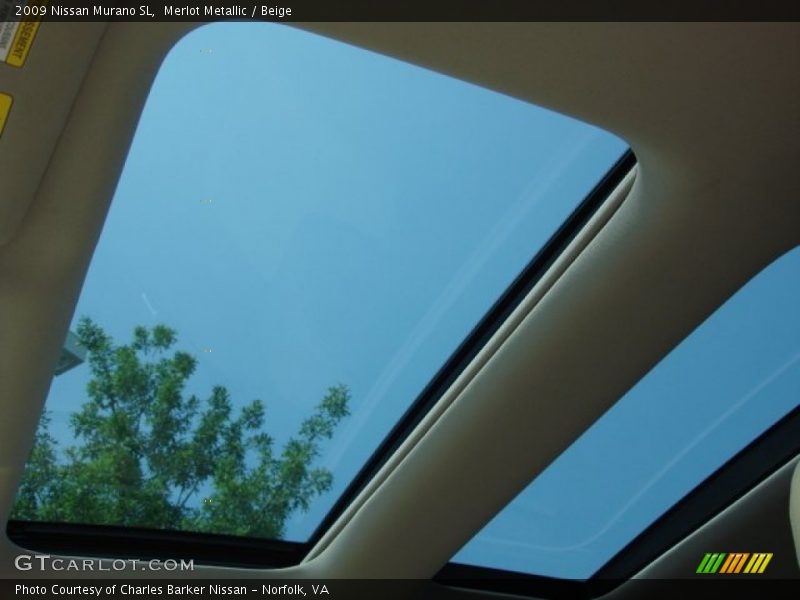 Merlot Metallic / Beige 2009 Nissan Murano SL