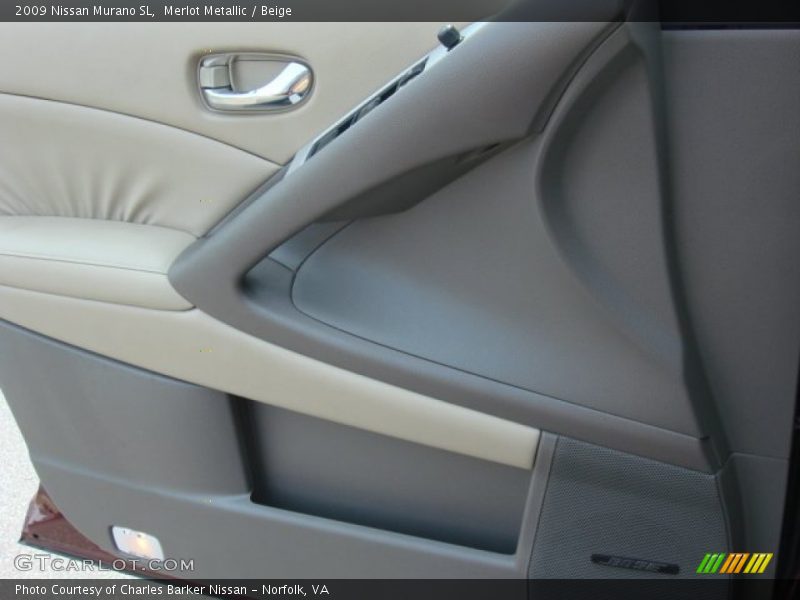 Merlot Metallic / Beige 2009 Nissan Murano SL