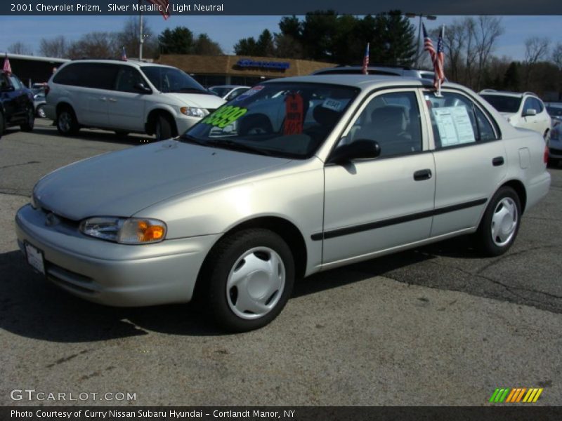 Silver Metallic / Light Neutral 2001 Chevrolet Prizm