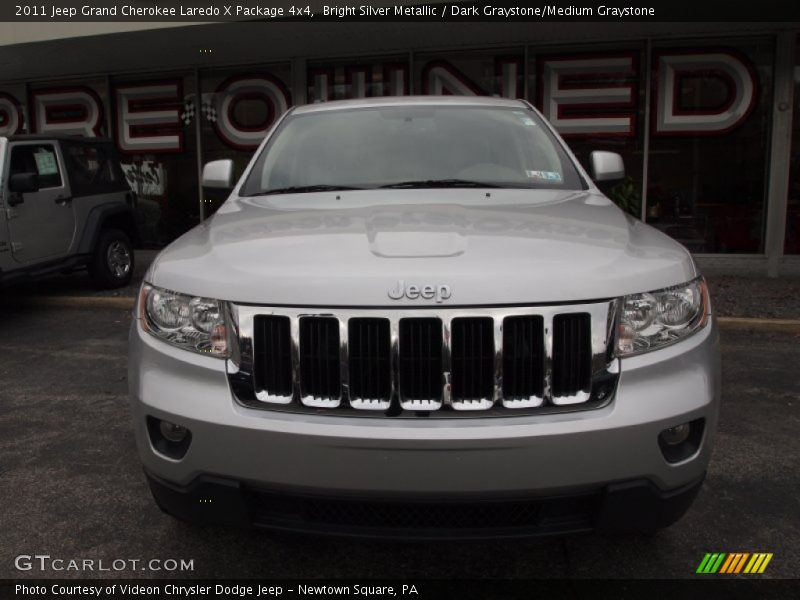 Bright Silver Metallic / Dark Graystone/Medium Graystone 2011 Jeep Grand Cherokee Laredo X Package 4x4