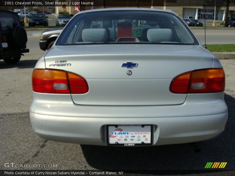 Silver Metallic / Light Neutral 2001 Chevrolet Prizm