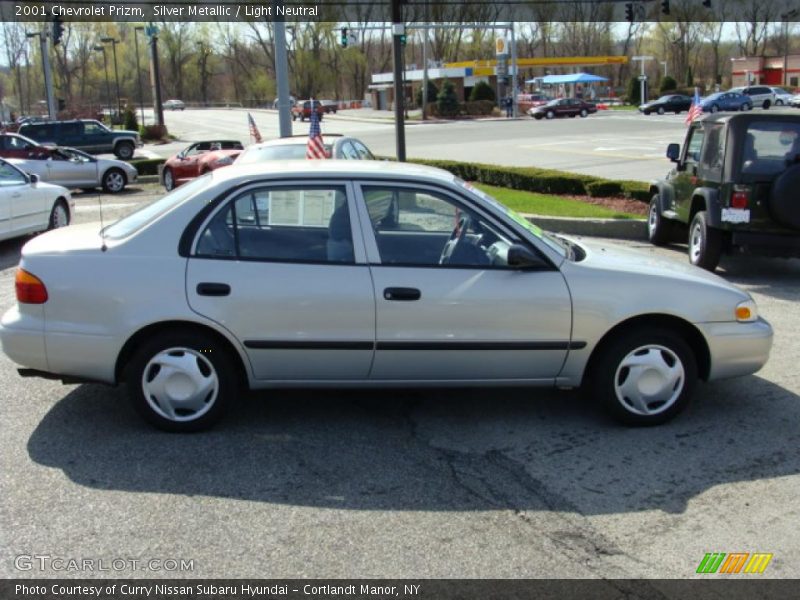 Silver Metallic / Light Neutral 2001 Chevrolet Prizm