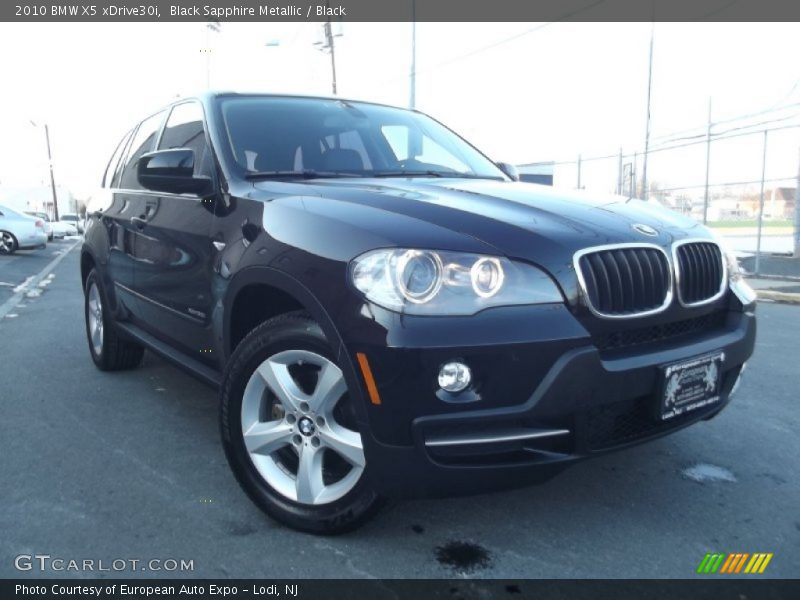 Black Sapphire Metallic / Black 2010 BMW X5 xDrive30i