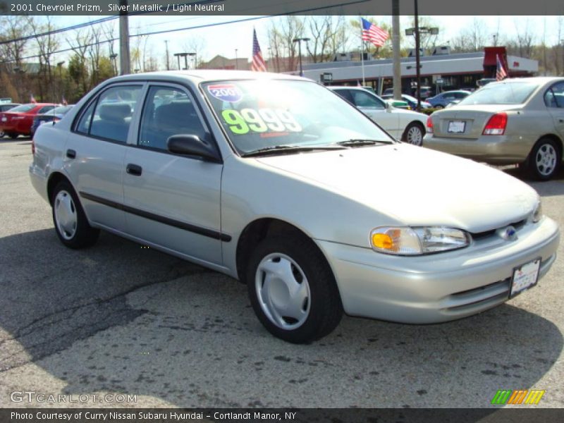 Silver Metallic / Light Neutral 2001 Chevrolet Prizm