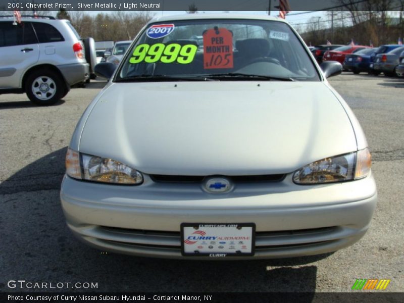 Silver Metallic / Light Neutral 2001 Chevrolet Prizm