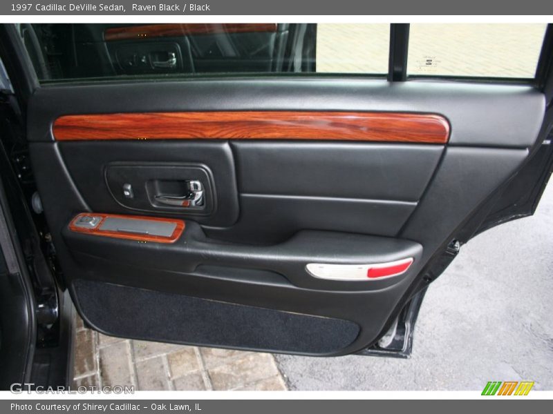 Raven Black / Black 1997 Cadillac DeVille Sedan