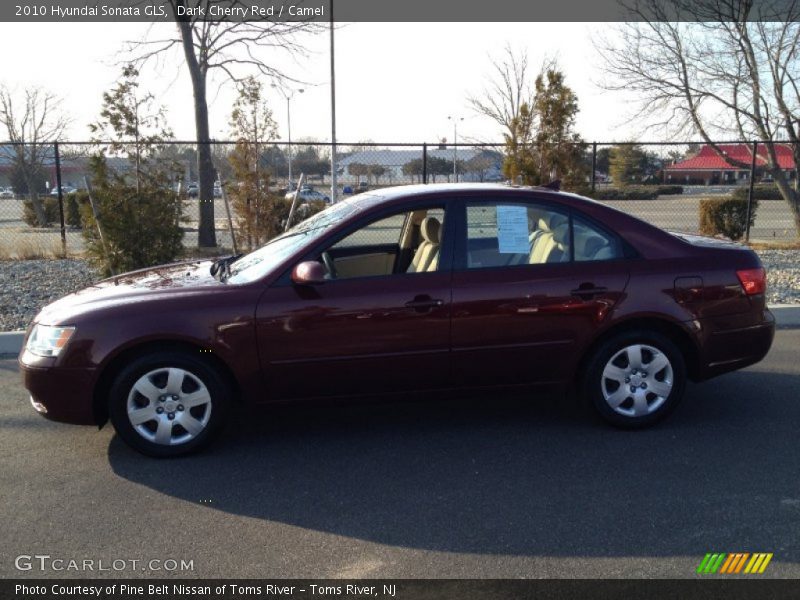 Dark Cherry Red / Camel 2010 Hyundai Sonata GLS