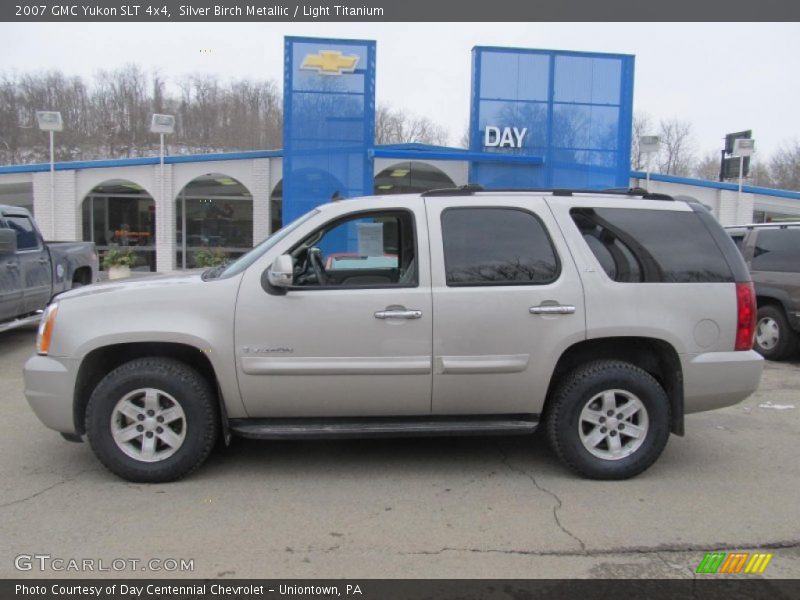 Silver Birch Metallic / Light Titanium 2007 GMC Yukon SLT 4x4