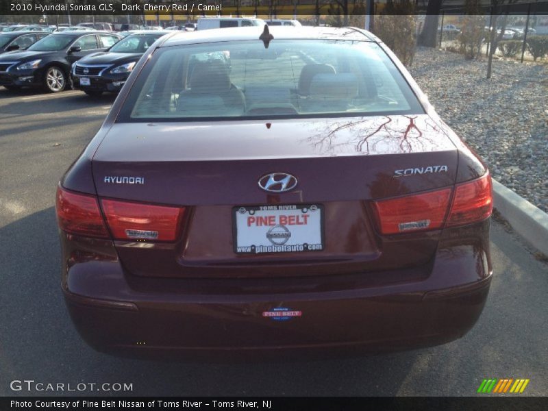 Dark Cherry Red / Camel 2010 Hyundai Sonata GLS