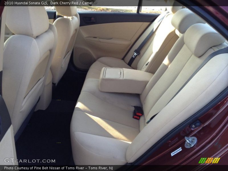 Dark Cherry Red / Camel 2010 Hyundai Sonata GLS