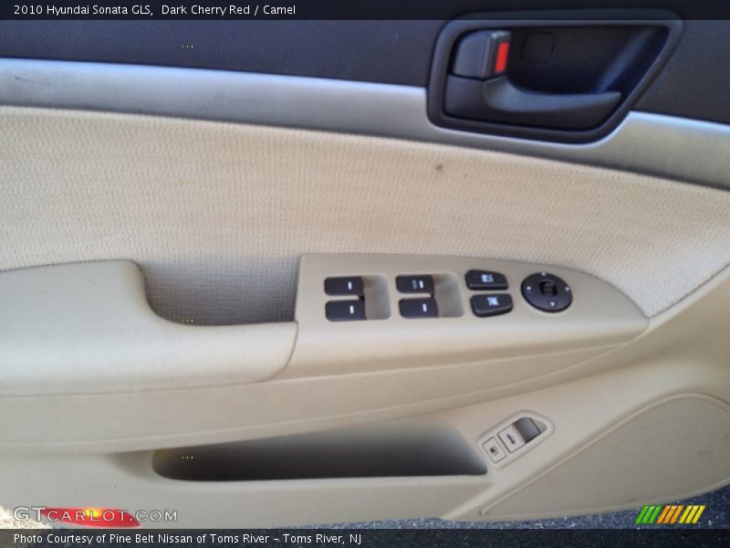 Dark Cherry Red / Camel 2010 Hyundai Sonata GLS