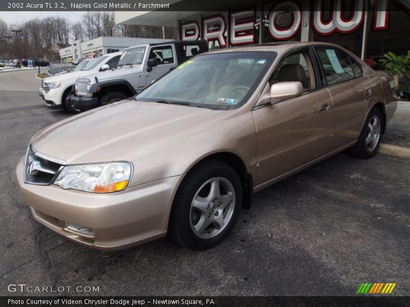Front 3/4 View of 2002 TL 3.2