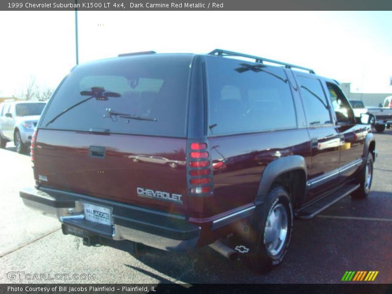 Dark Carmine Red Metallic / Red 1999 Chevrolet Suburban K1500 LT 4x4