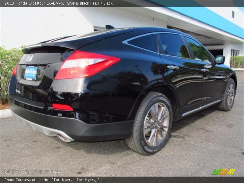 Crystal Black Pearl / Black 2013 Honda Crosstour EX-L V-6