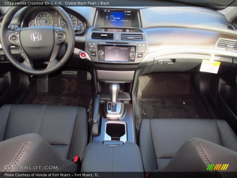 Crystal Black Pearl / Black 2013 Honda Crosstour EX-L V-6