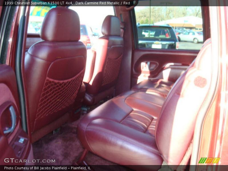 Dark Carmine Red Metallic / Red 1999 Chevrolet Suburban K1500 LT 4x4