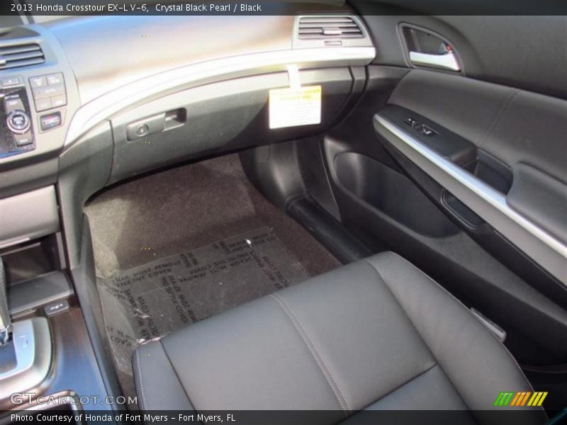 Crystal Black Pearl / Black 2013 Honda Crosstour EX-L V-6