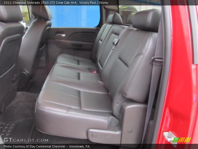 Rear Seat of 2011 Silverado 1500 LTZ Crew Cab 4x4