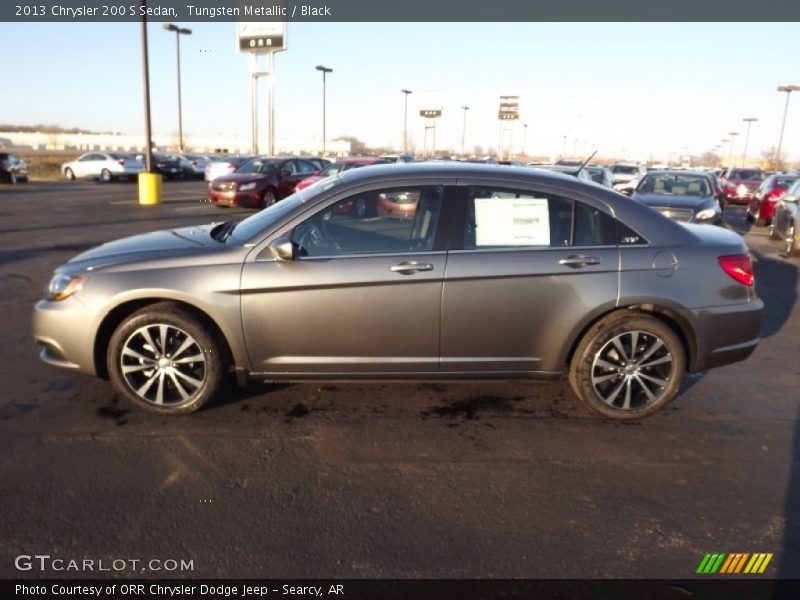 Tungsten Metallic / Black 2013 Chrysler 200 S Sedan