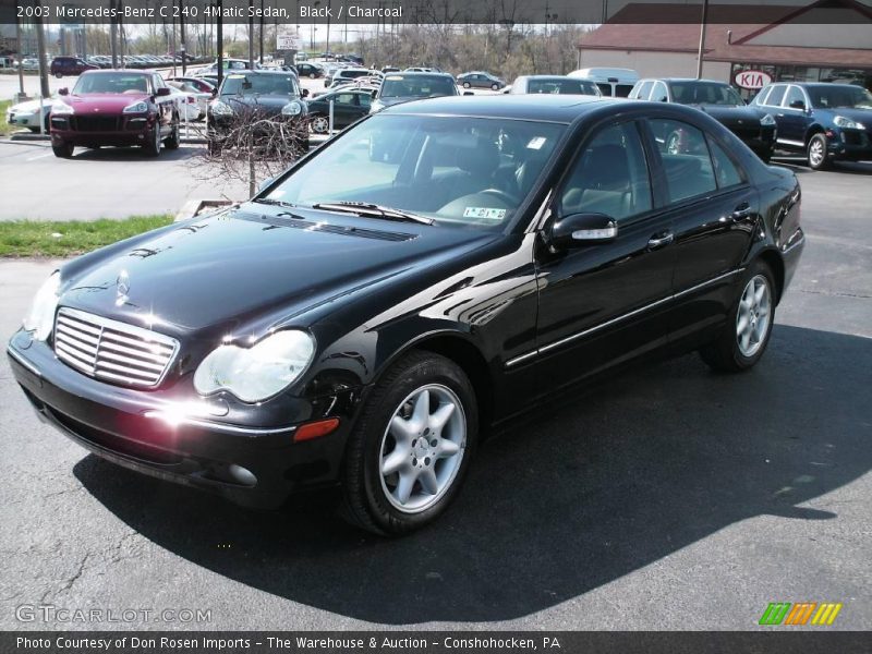 Black / Charcoal 2003 Mercedes-Benz C 240 4Matic Sedan