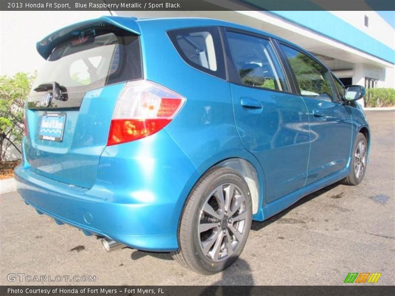 Blue Raspberry Metallic / Sport Black 2013 Honda Fit Sport