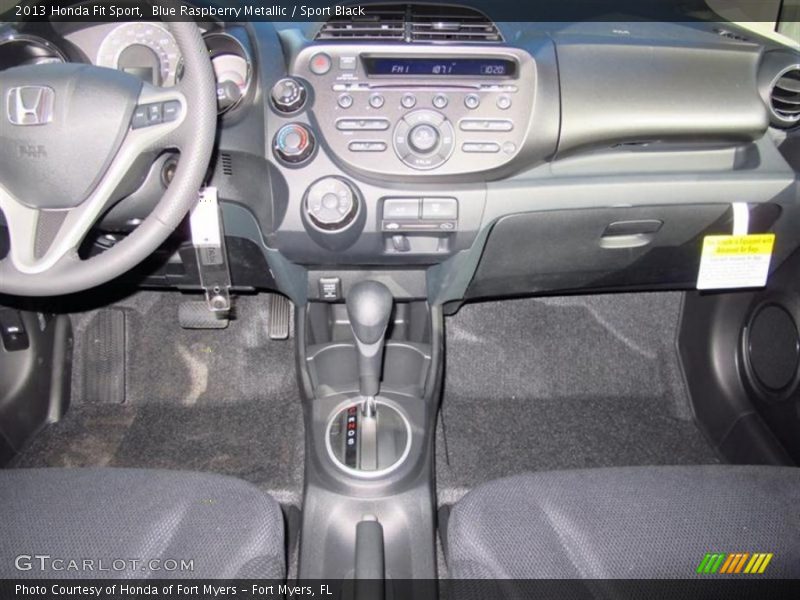 Blue Raspberry Metallic / Sport Black 2013 Honda Fit Sport