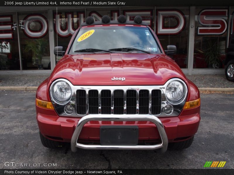 Inferno Red Pearl / Medium Slate Gray 2006 Jeep Liberty Limited 4x4