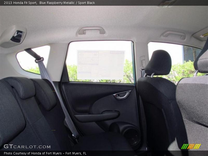 Blue Raspberry Metallic / Sport Black 2013 Honda Fit Sport