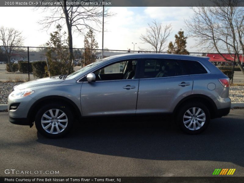 Dolphin Gray Mica / Black 2010 Mazda CX-9 Touring AWD