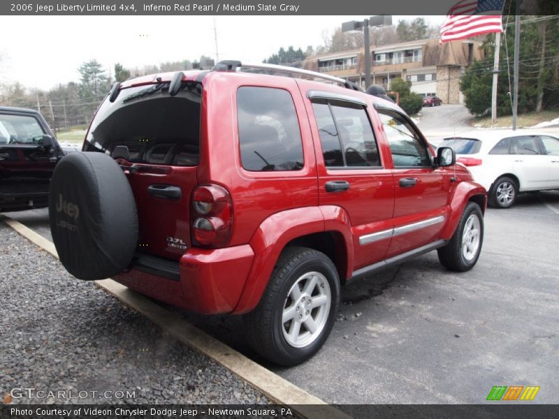 Inferno Red Pearl / Medium Slate Gray 2006 Jeep Liberty Limited 4x4