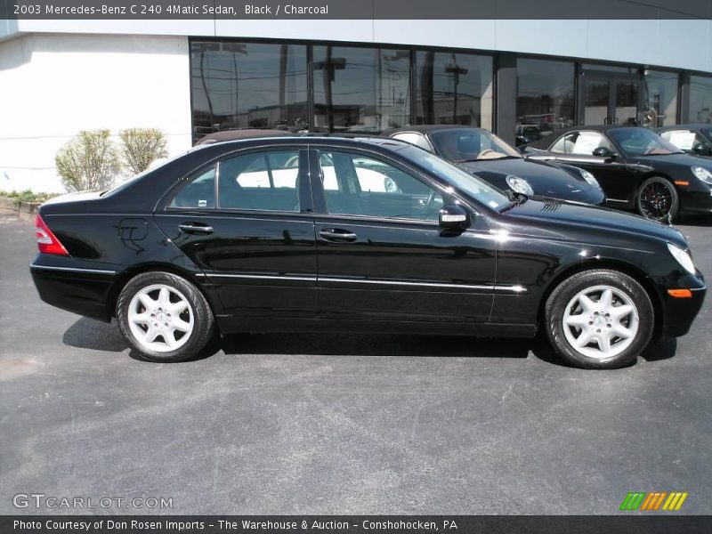 Black / Charcoal 2003 Mercedes-Benz C 240 4Matic Sedan