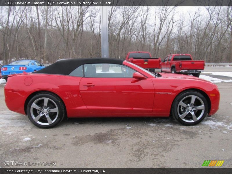 Victory Red / Black 2012 Chevrolet Camaro LT/RS Convertible