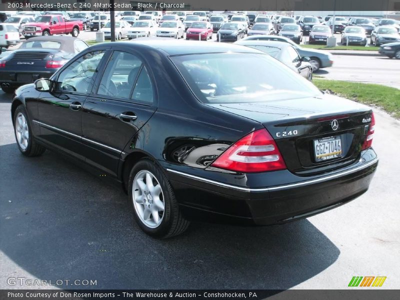 Black / Charcoal 2003 Mercedes-Benz C 240 4Matic Sedan