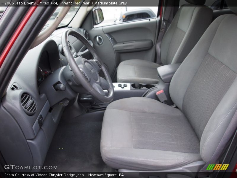 Inferno Red Pearl / Medium Slate Gray 2006 Jeep Liberty Limited 4x4
