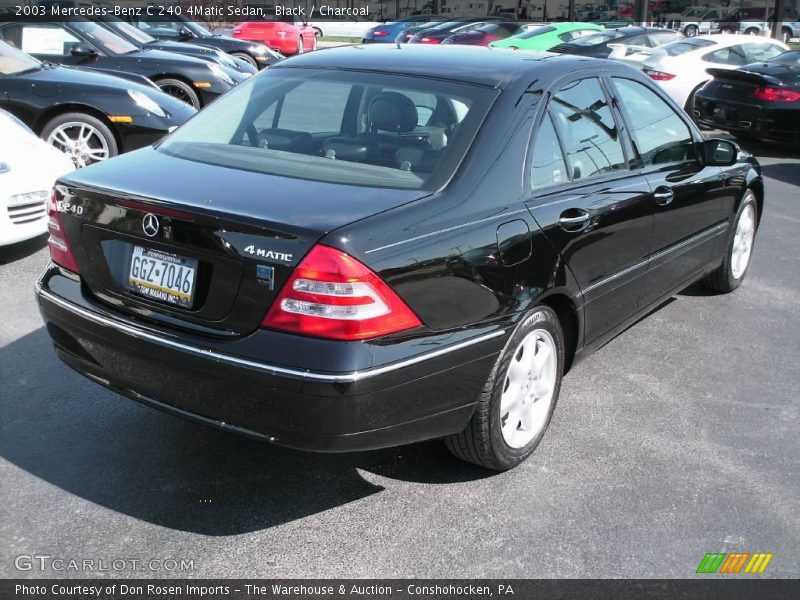 Black / Charcoal 2003 Mercedes-Benz C 240 4Matic Sedan