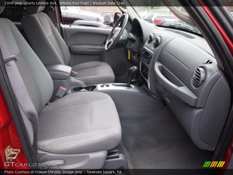 Inferno Red Pearl / Medium Slate Gray 2006 Jeep Liberty Limited 4x4