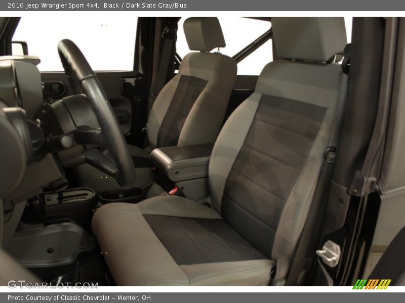 Black / Dark Slate Gray/Blue 2010 Jeep Wrangler Sport 4x4