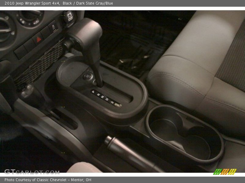 Black / Dark Slate Gray/Blue 2010 Jeep Wrangler Sport 4x4