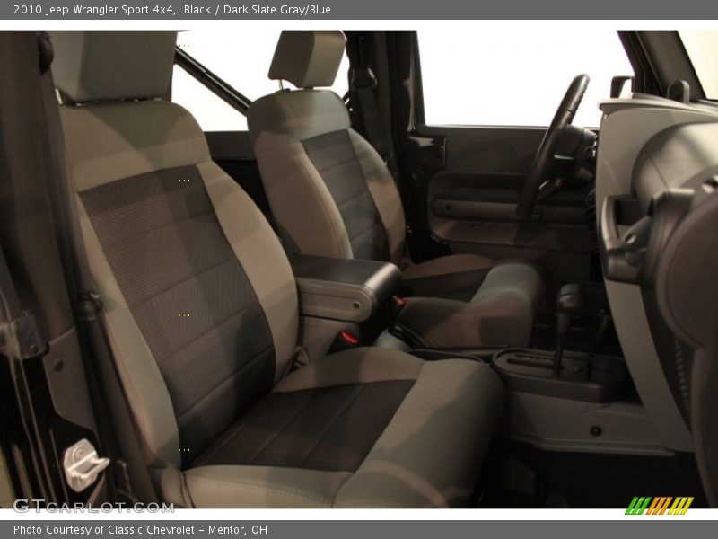 Black / Dark Slate Gray/Blue 2010 Jeep Wrangler Sport 4x4