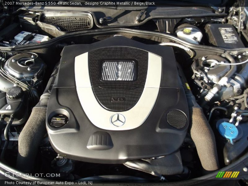 designo Graphite Metallic / Beige/Black 2007 Mercedes-Benz S 550 4Matic Sedan