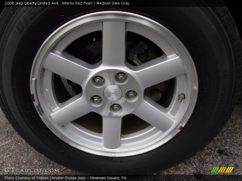 Inferno Red Pearl / Medium Slate Gray 2006 Jeep Liberty Limited 4x4