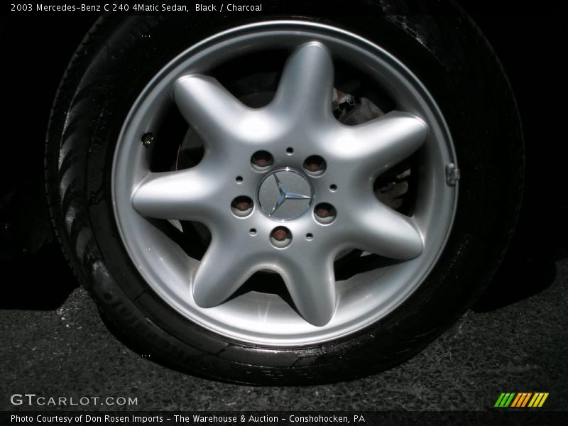 Black / Charcoal 2003 Mercedes-Benz C 240 4Matic Sedan