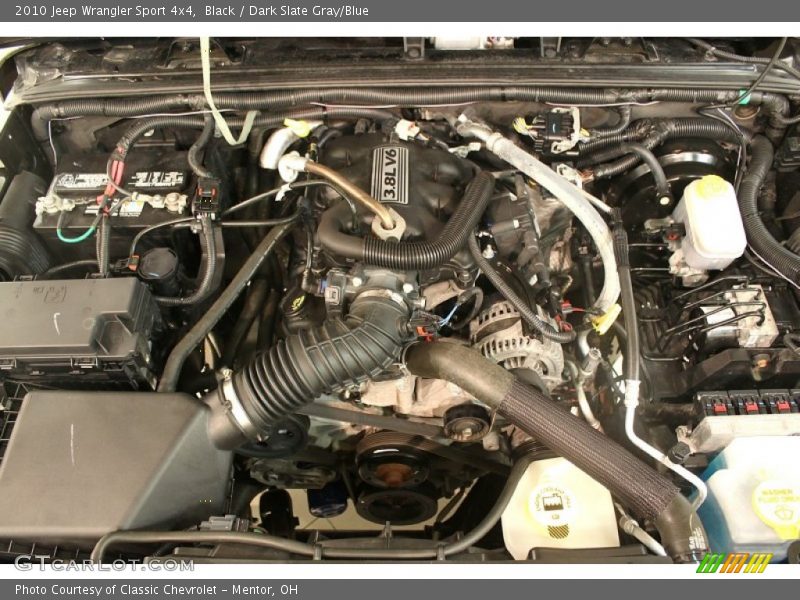 Black / Dark Slate Gray/Blue 2010 Jeep Wrangler Sport 4x4