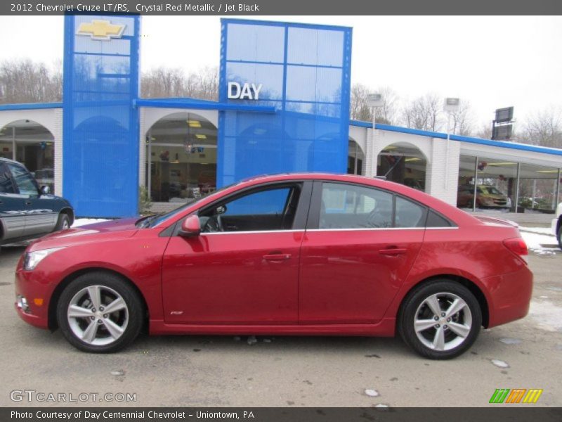Crystal Red Metallic / Jet Black 2012 Chevrolet Cruze LT/RS