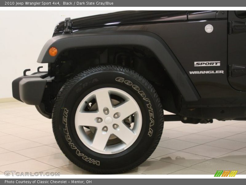 Black / Dark Slate Gray/Blue 2010 Jeep Wrangler Sport 4x4