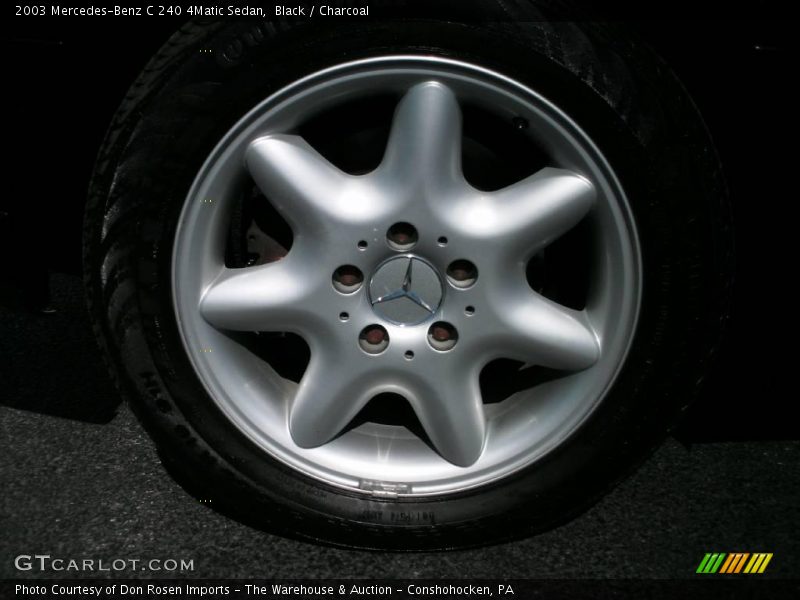 Black / Charcoal 2003 Mercedes-Benz C 240 4Matic Sedan