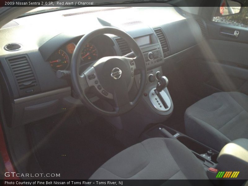Red Alert / Charcoal 2009 Nissan Sentra 2.0 SR