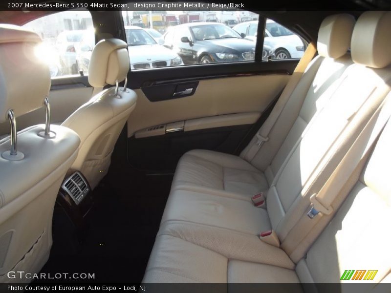 designo Graphite Metallic / Beige/Black 2007 Mercedes-Benz S 550 4Matic Sedan